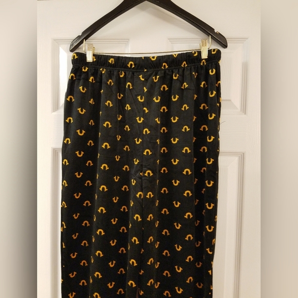 NWT Men's True Religion Soft Loungewear Drawstring Bottom Black Size Large - Picture 5 of 10